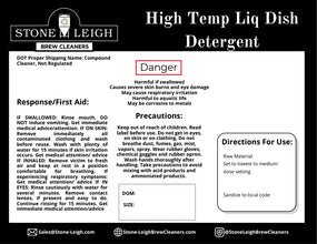 Hi Temp Liq Dish Detergent